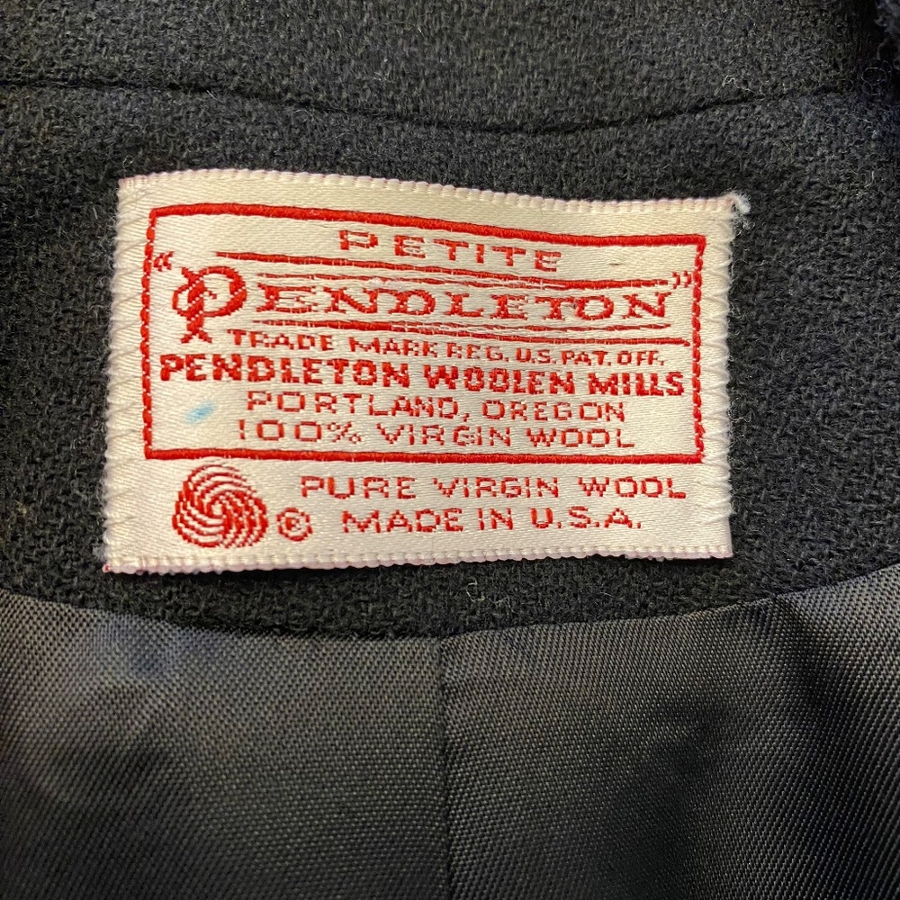 Vintage Pendleton Cropped Wool Blazer - image 7
